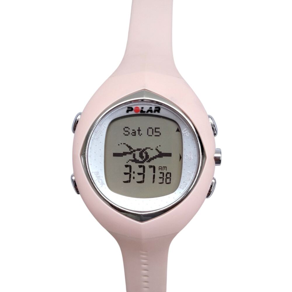 Polar F6 Womens Heart Rate Monitor Digital Fitness Watch Pink Coral WR 50M